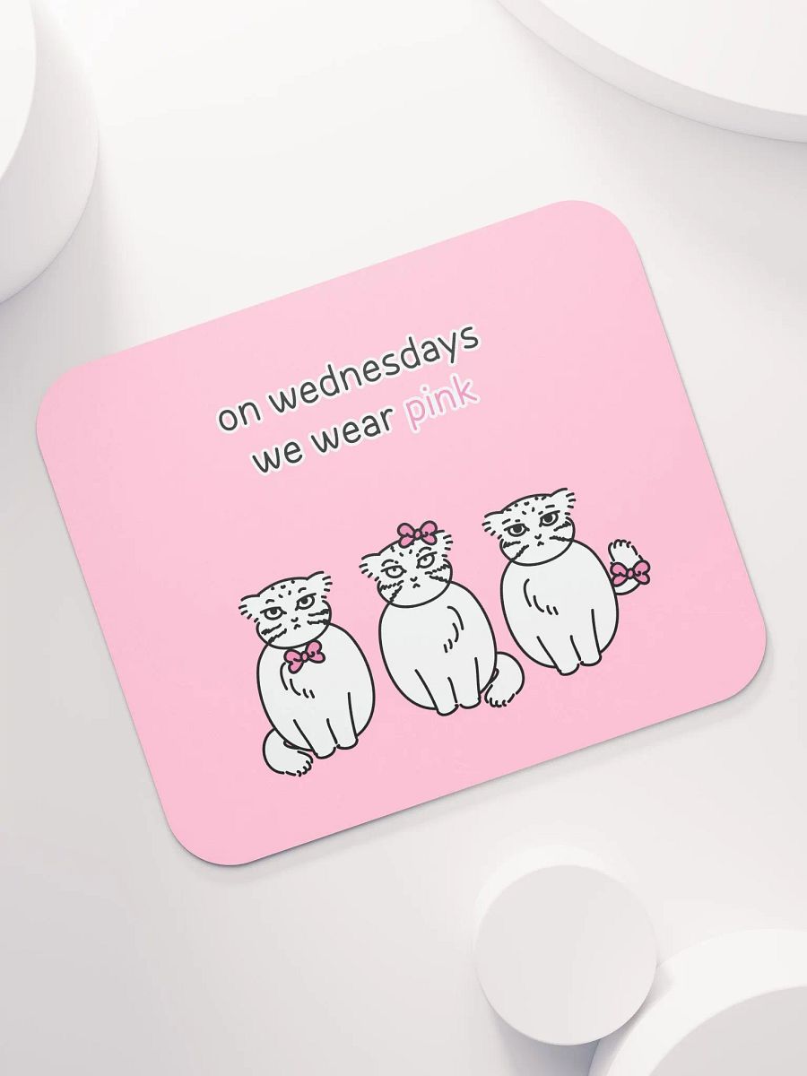 Pink Wednesdays Manul Ver. 2 - Mousepad product image (7)