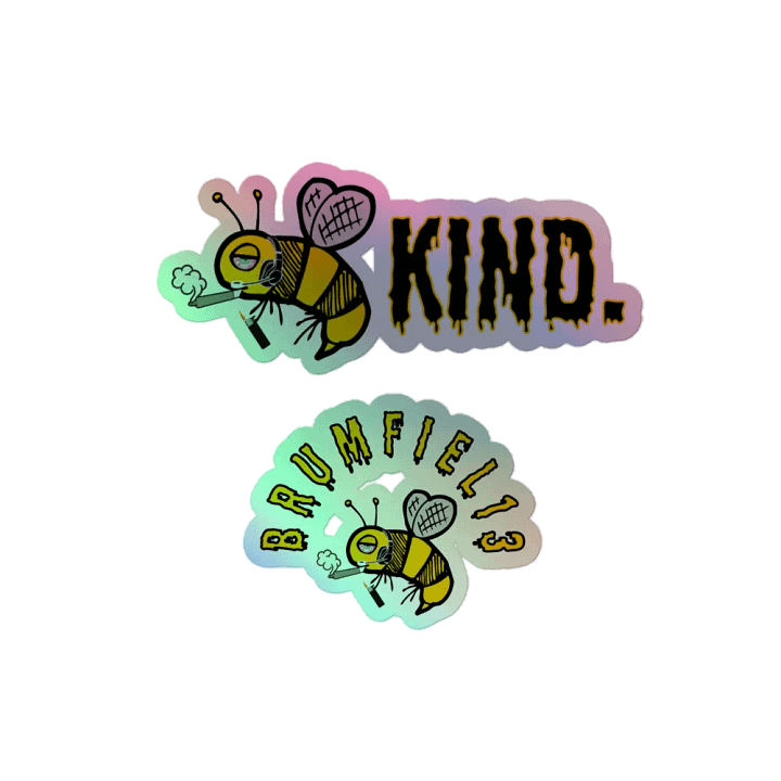 2 Pack Holographic Stickers product image (2)