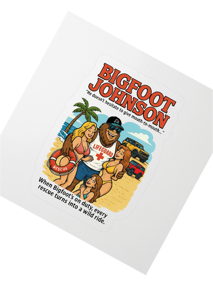 Destination Bigfoot Bronco Bigfoot Johnson Lifeguard Decal (Multiple Sizes Available) product image (6)