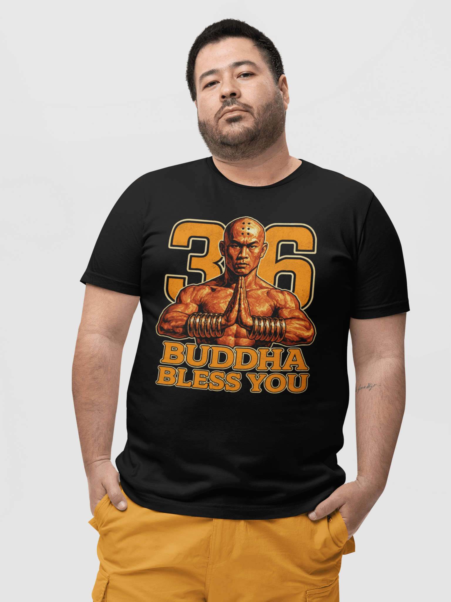 36 Blessings Monk & Kung Fu Warrior T-shirt product image (6)
