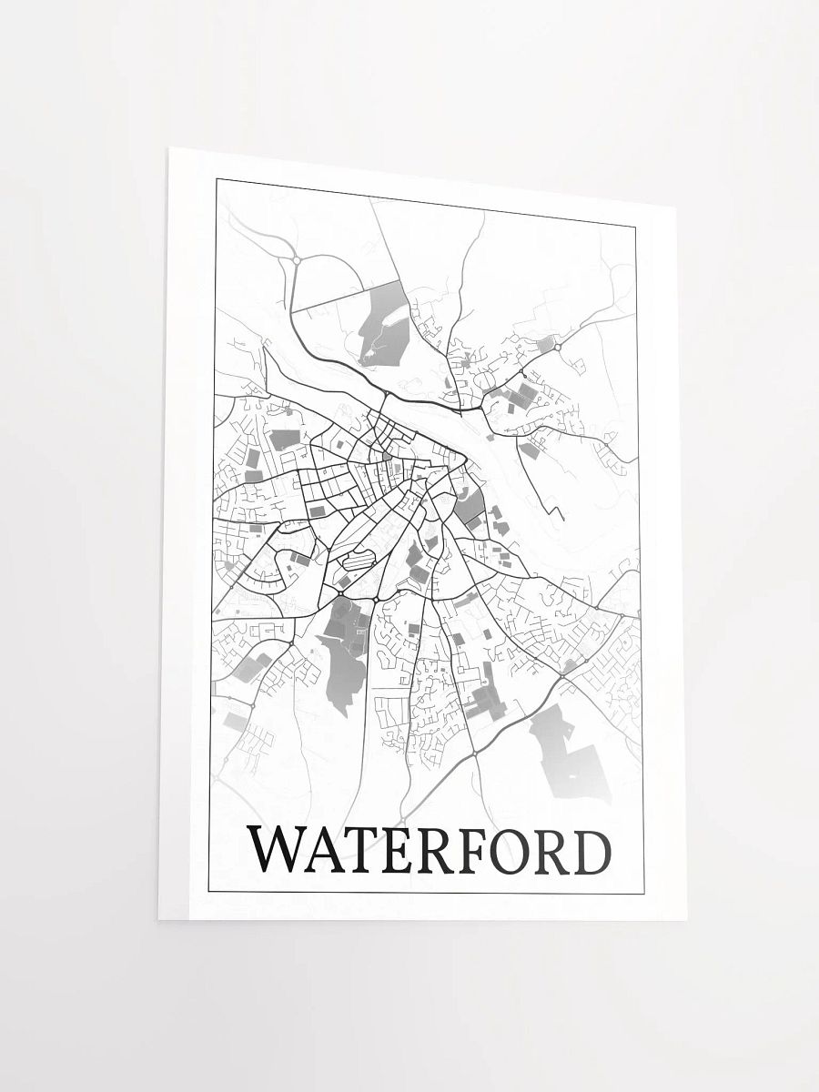 Waterford, Éire, city map print product image (11)