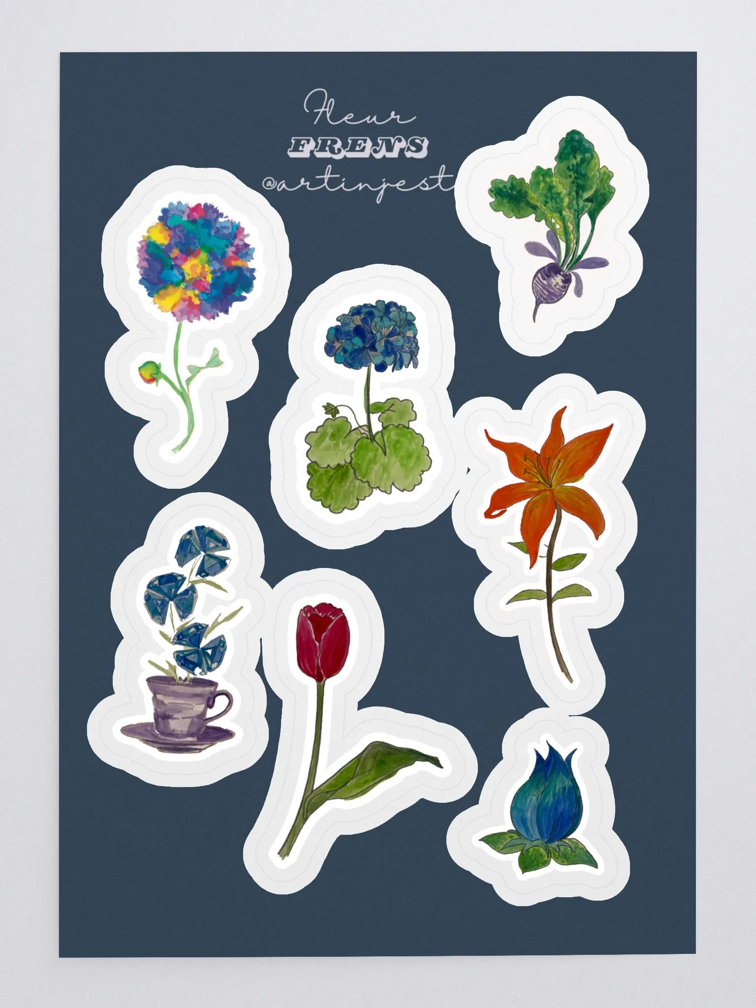This Bouquet Sticker Sheet 3 product image (3)
