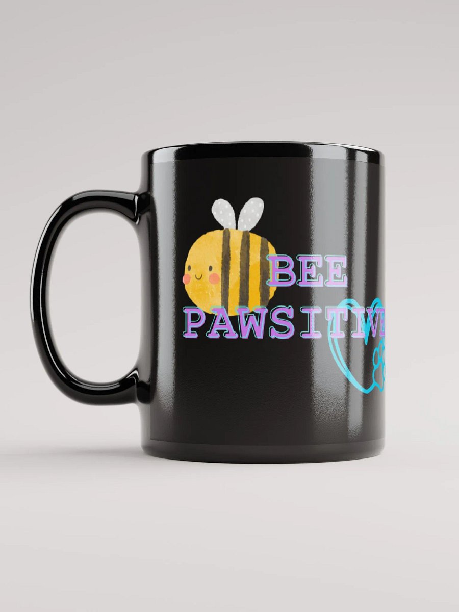 EmJDawg Bee Pawsitive Cupcake Mug (Black) product image (6)