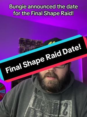 Bungie announced the launch date of the Final Shape raid! June 7th! 3 days after the launch of Final Shape! Buckle up peeps that week is gonna be a grind! #destiny2 #destiny2memes #destinytiktok #destiny2tiktok #destiny2community #bungie #thefinalshape #raid 