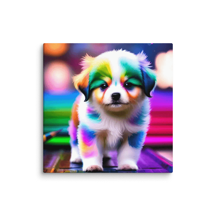 Cute Dog Digital Painting - v18 product image (1)