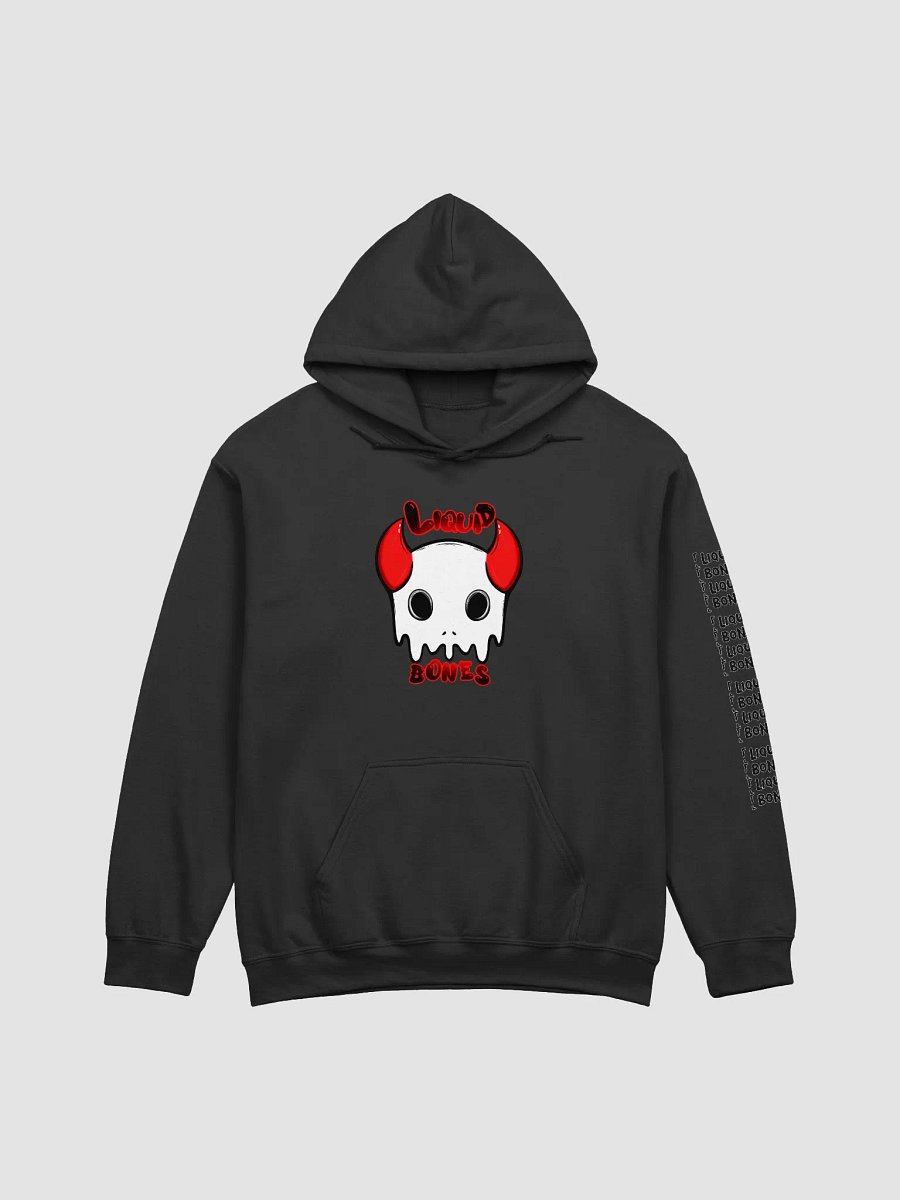 Devil Skull Liquid Bones Graphic Hoodie product image (1)