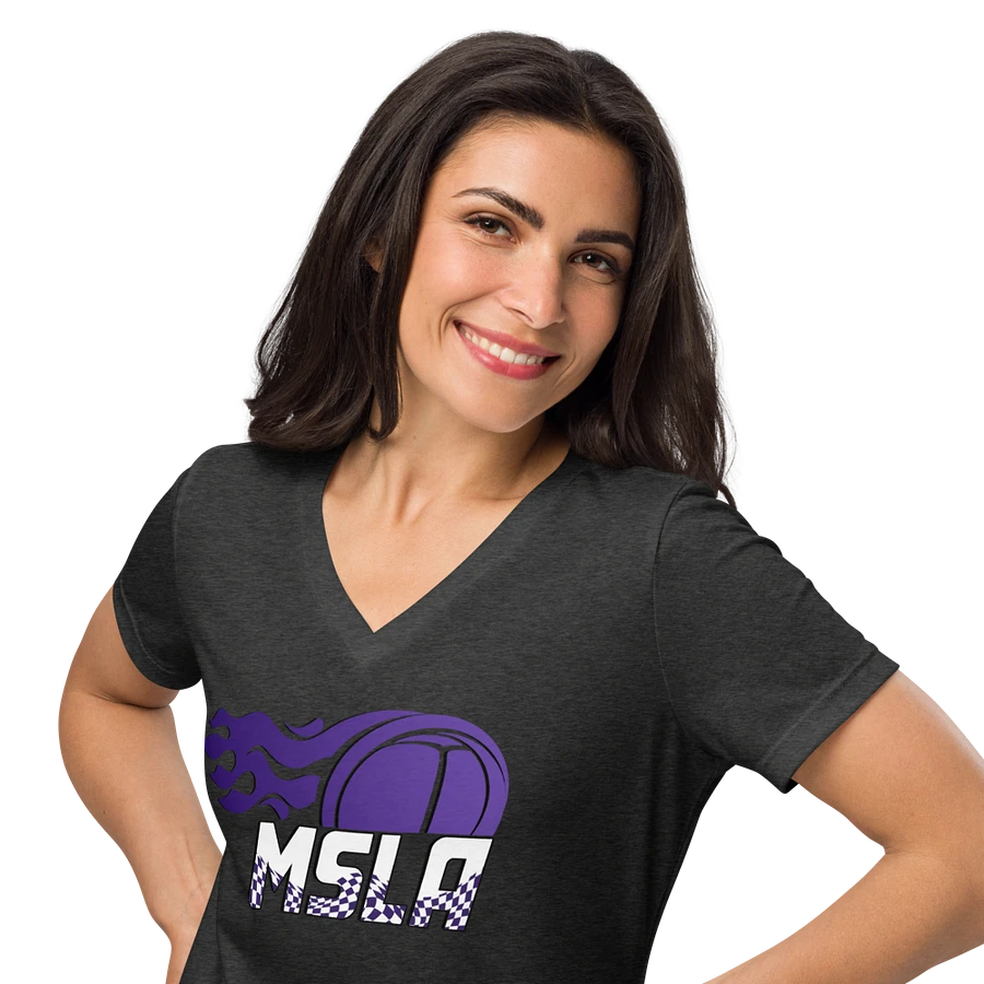 MSLA Purple Women's V-Neck product image (5)