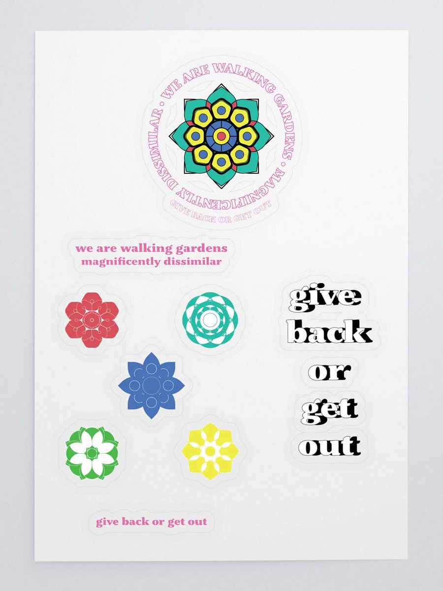 Walking Gardens sticker set 2 product image (3)