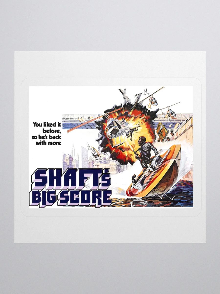 Shaft's Big Score | Kiss Cut Sticker product image (1)