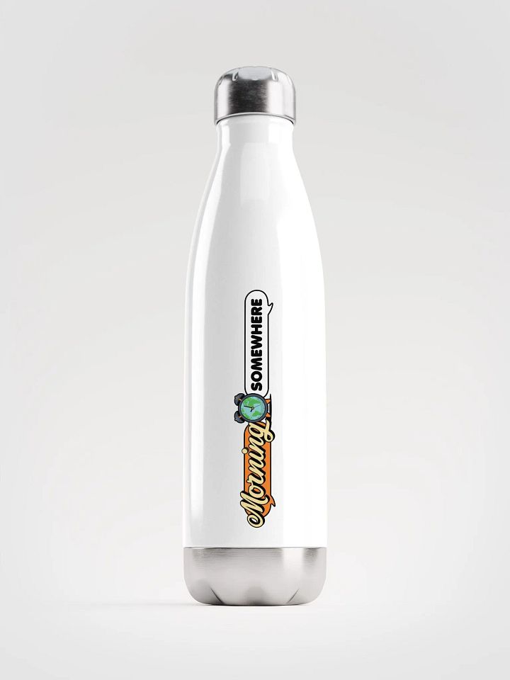 Morning Somewhere SIDE WAYS Stainless Steel Water Bottle product image (1)