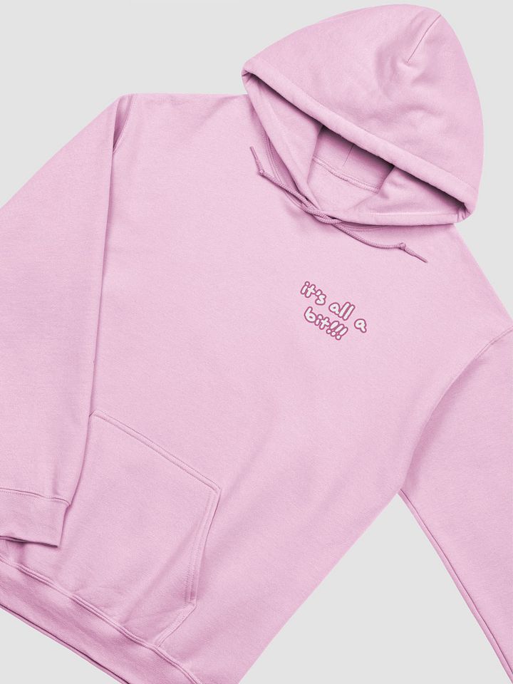“It’s all a bit!!!” (sm. lined design, #CB6398) classic hoodie product image (43)