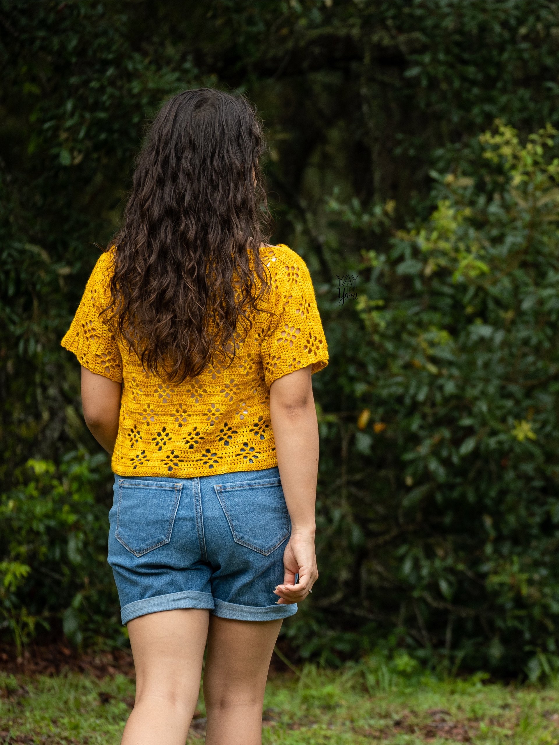 Daisy Tee - Easy Summer Lace Top - PDF Crochet Pattern & Video Tutorial product image (3)