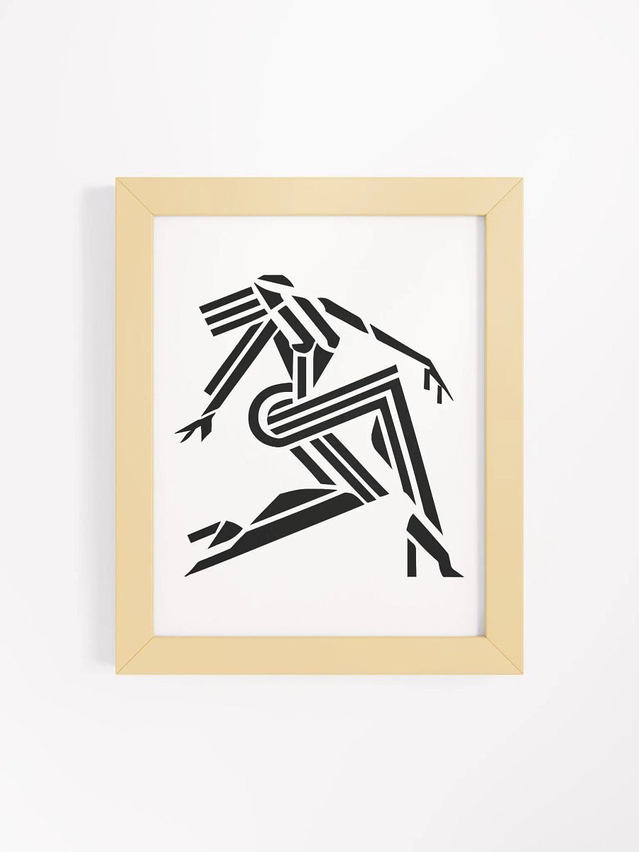 Cecilia – Heavenly Lily Picture series Gometric WomenFramed Art Print product image (3)