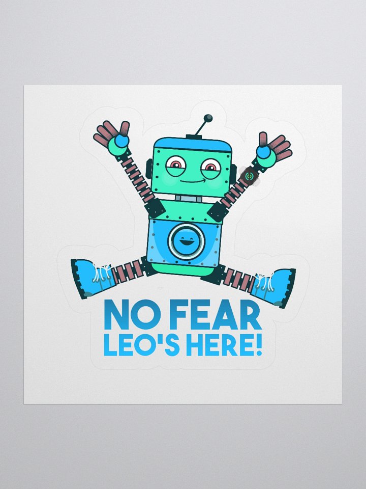 No Fear, Leo’s Here! – Sticker product image (1)