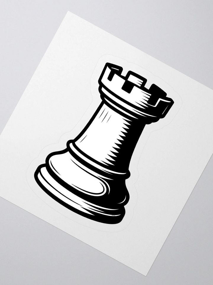 Classic Chess Rook Sticker product image (4)