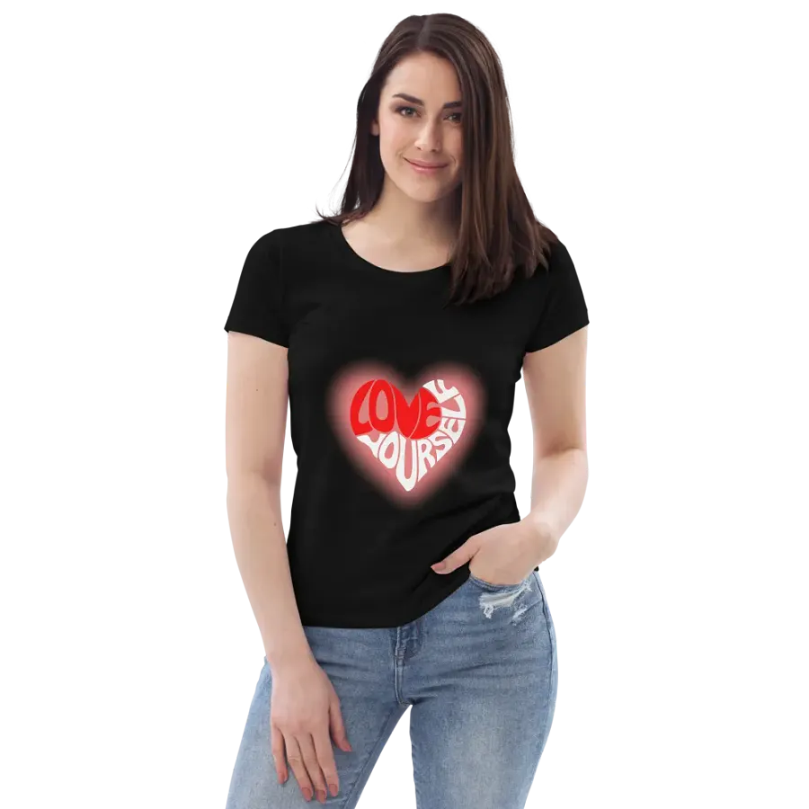 Love Yourself Heart Graphic Tee product image (1)