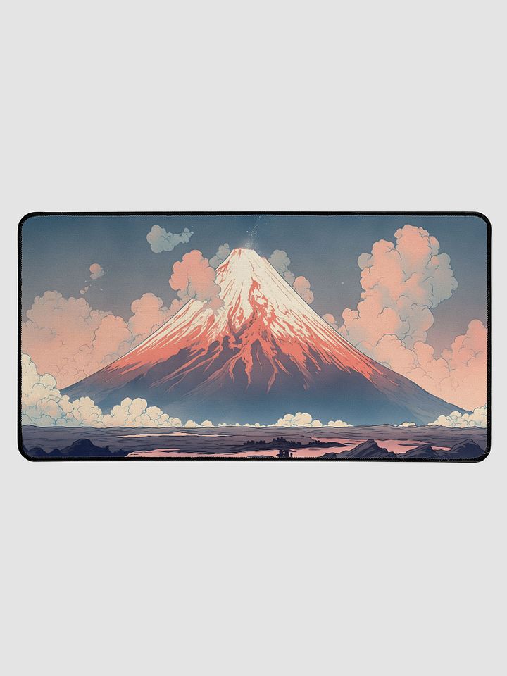 Mt. Fuji Volcano Eruption Desk Mat product image (1)