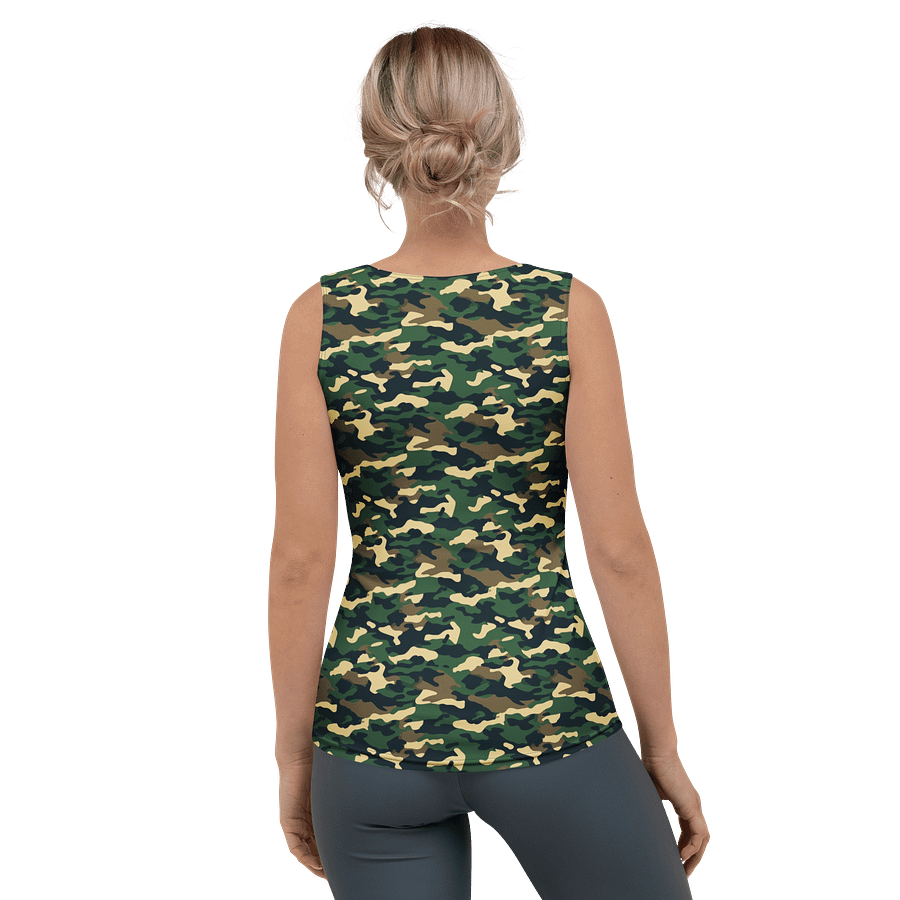 Jungle Camo Print Women’s Tank Top product image (4)