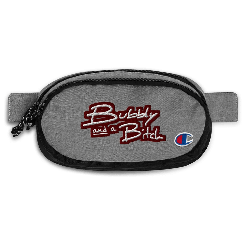 Bubbly and a B*tch (maroon bubble design 2) champion fanny pack product image (1)
