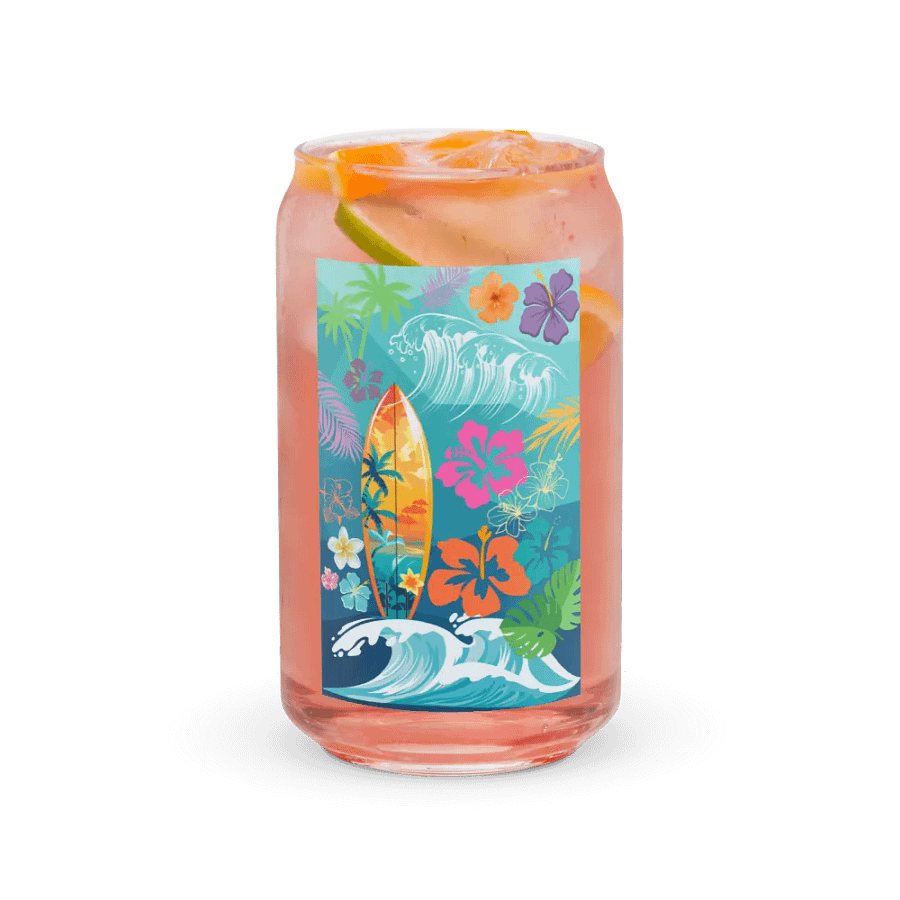 Tropical Escape Drinking Glass product image (7)