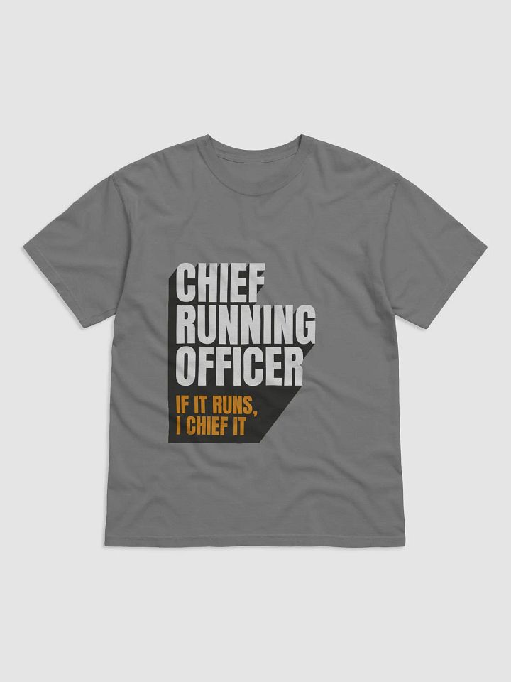 CHIEF RUNNING OFFICER Cotton Tee product image (1)