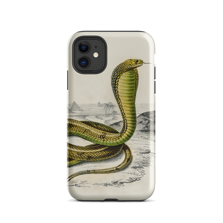 Vintage Snake Illustration iPhone® Tough Case product image (2)