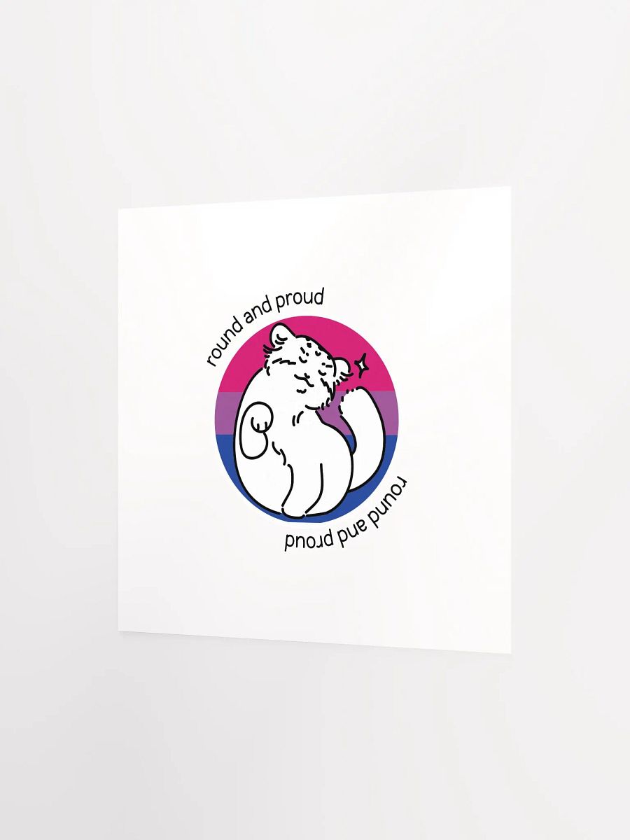 Round and Proud Manul Bisexual Version - Matte Poster product image (2)