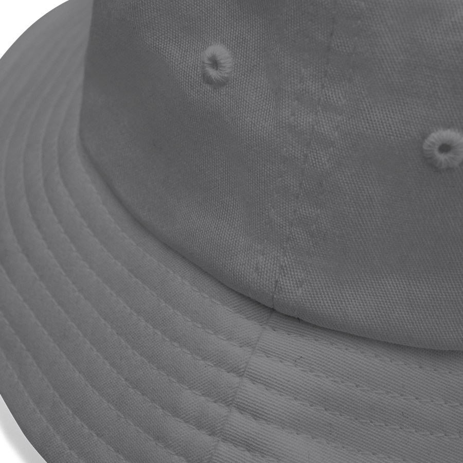 Oh Worm? yellow embroidered bucket hat product image (6)