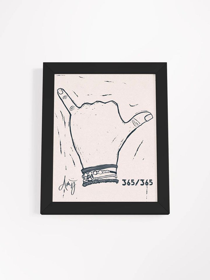 Linocut Hang Loose Art product image (7)