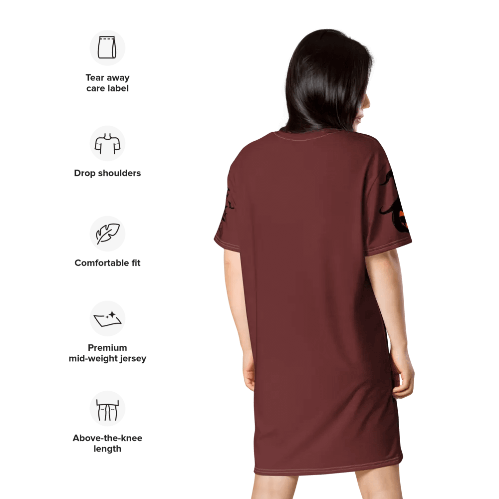 Whimsical Witch All-Over T-Shirt Dress product image (10)