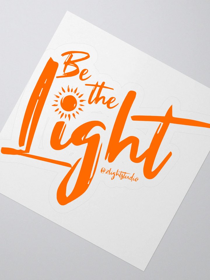 Be the Light Sticker product image (2)