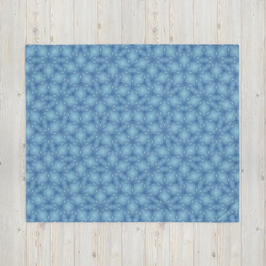 Floral Seamless Patterned Throw Blanket product image (1)