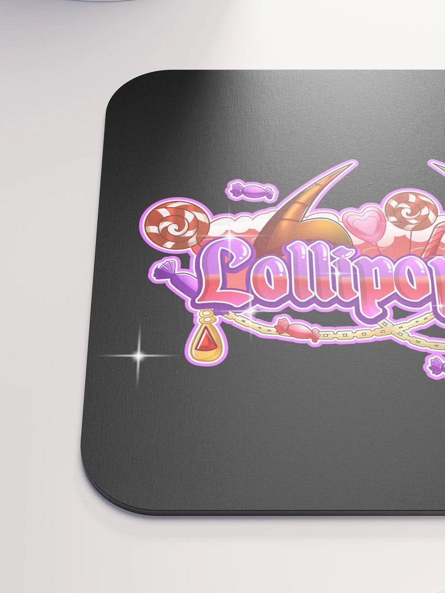 Lollipop Mouse Pad Black product image (6)