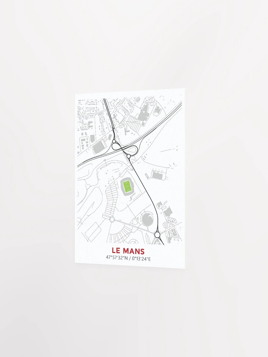 Le Mans Stadium Map Design Poster product image (6)
