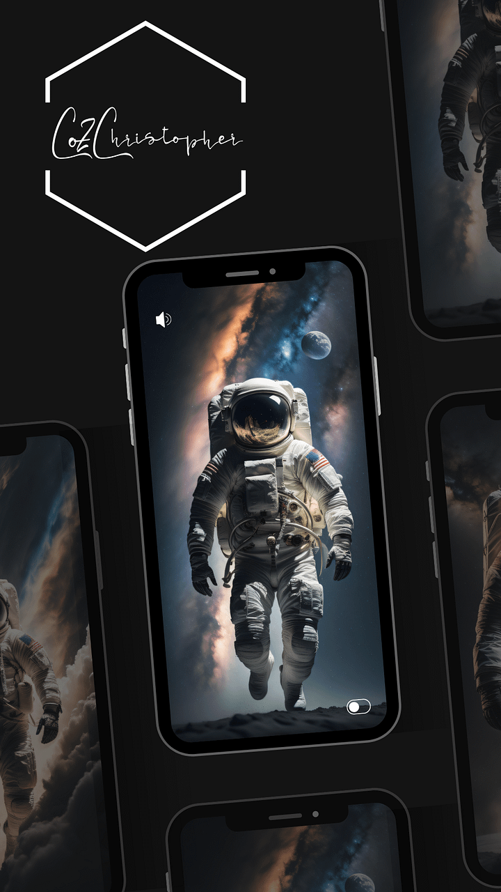 A Walk in Space Mobile Wallpaper product image (1)