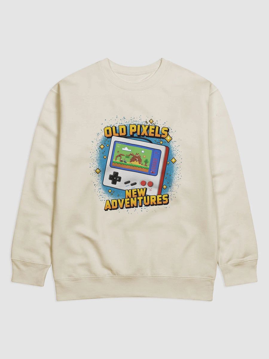 Old Pixels New Adventures Funny Gaming Sweatshirt product image (4)