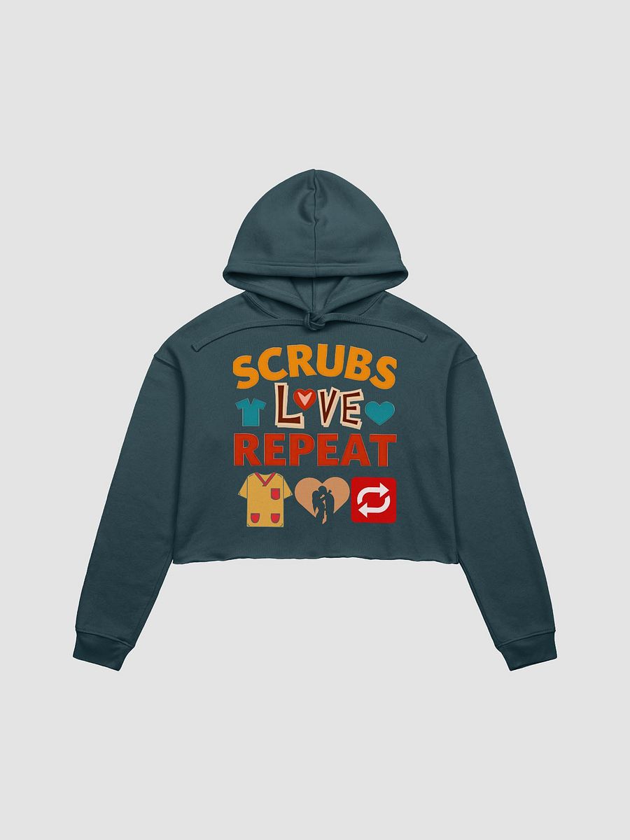Love Repeat Scrubs Crop Hoodie product image (4)