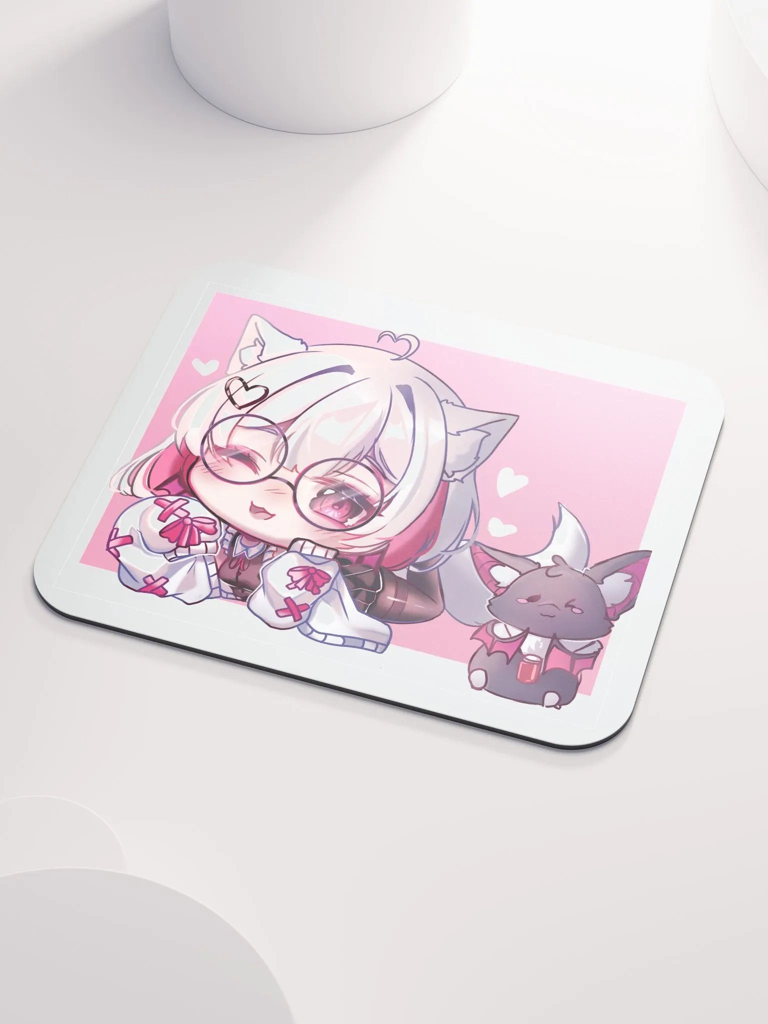 Asu and Maki mousepad product image (3)