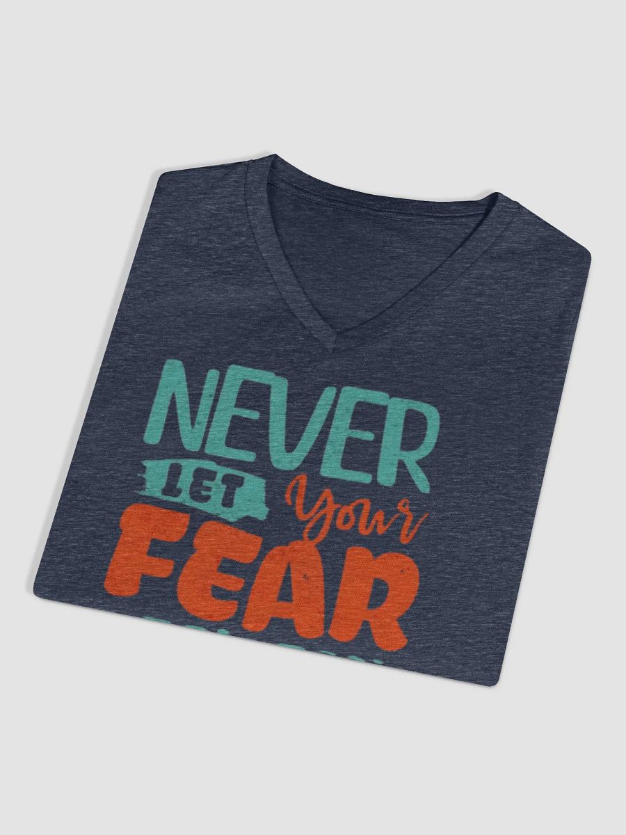 Fearless Future Quote Women's V-Neck Tee product image (3)