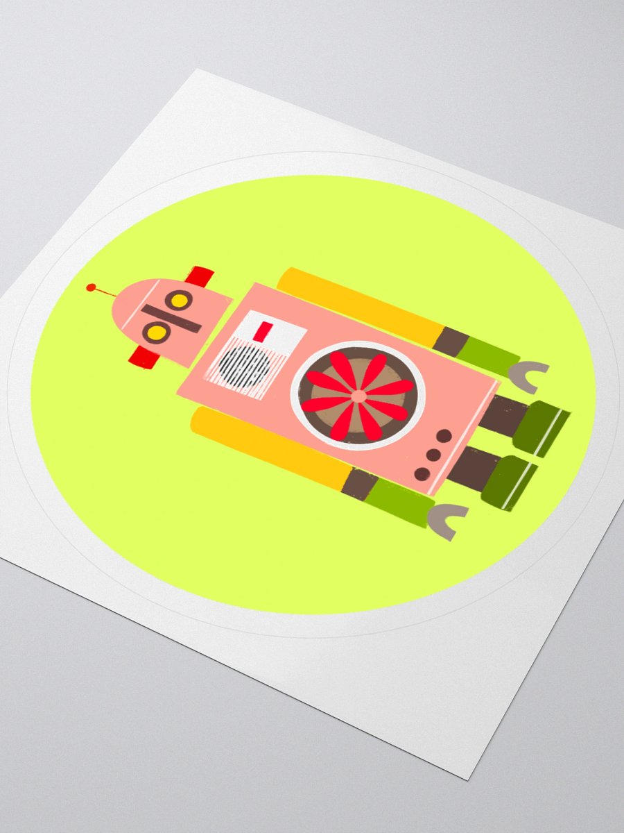 Gyro the Atomic Robot - Round Stickers product image (7)