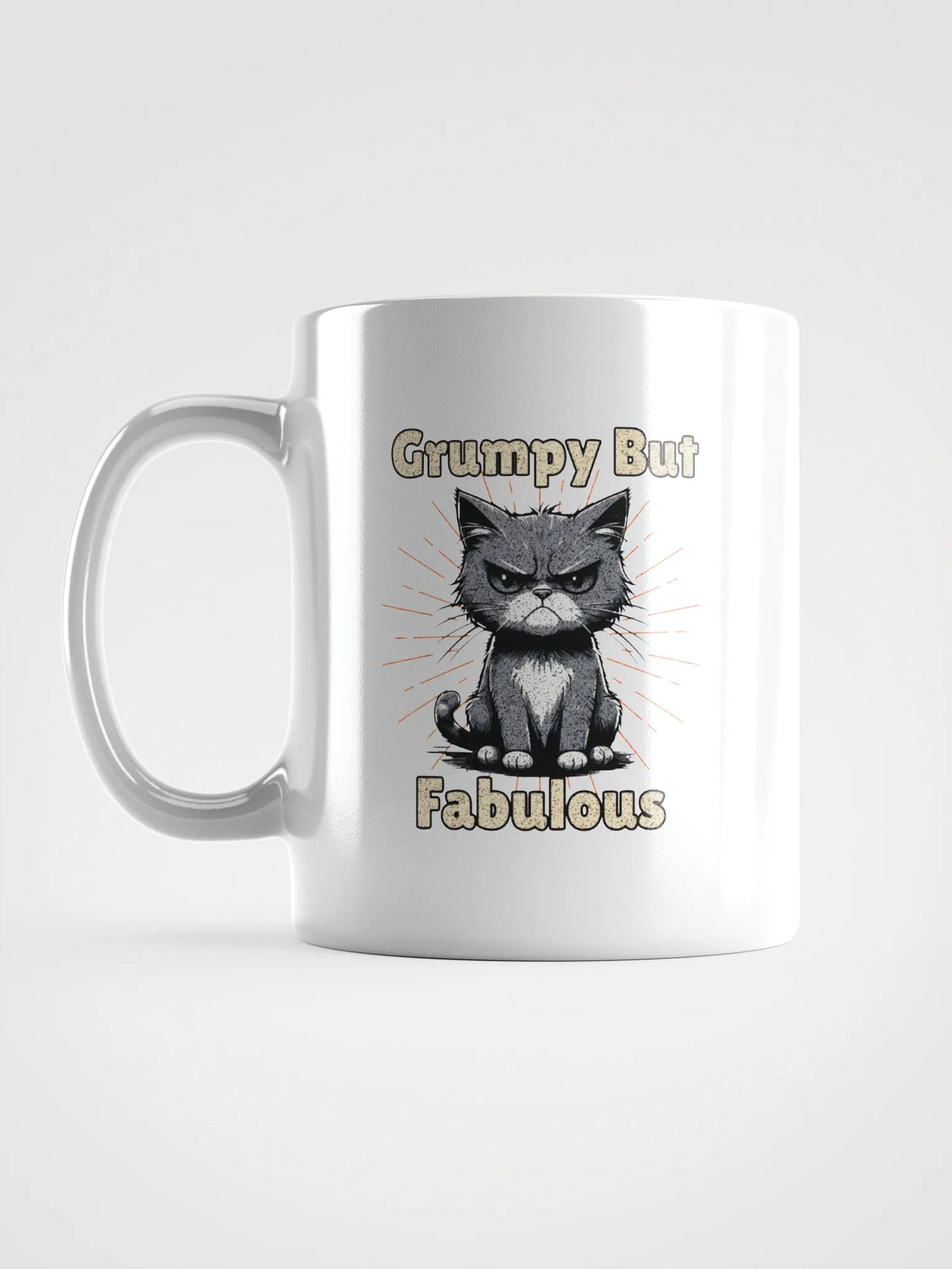 Grumpy But Fabulous Cat Mug product image (1)