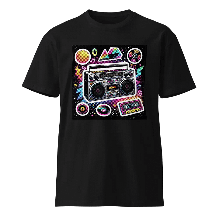 Retro Boombox Revival T-Shirt product image (1)