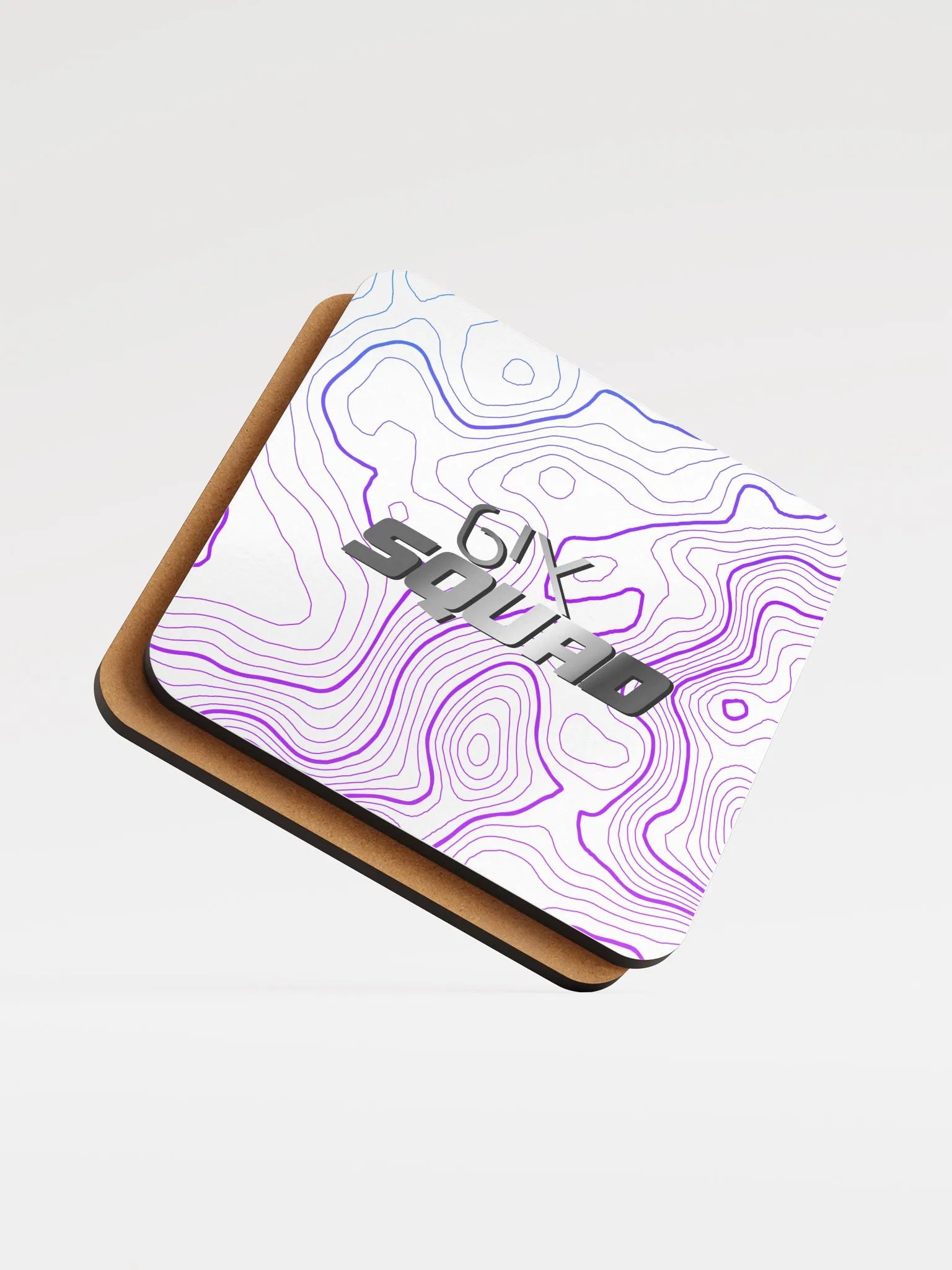 White Faded 6ix Squad Coaster product image (5)