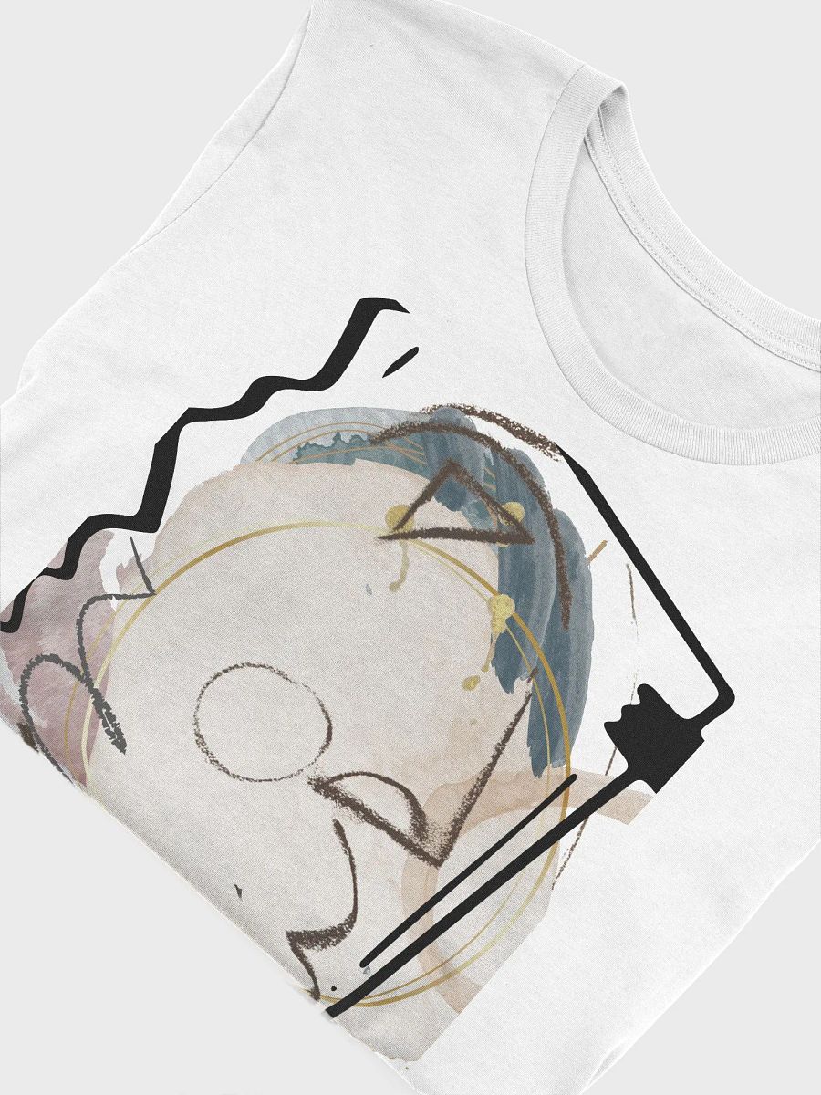 abstract face, T-shirt with art, original design product image (5)