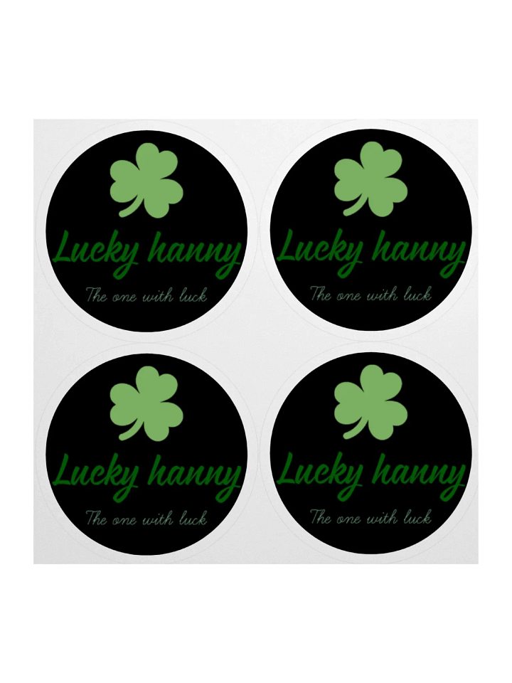 Lucky Hanny Clover Kiss Cut Stickers product image (1)