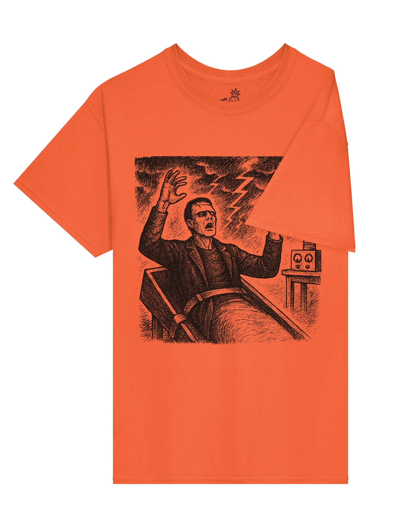 Frankenstein Awakening in the Laboratory Mary Shelley Boxy Fit Unisex T-Shirt product image (24)