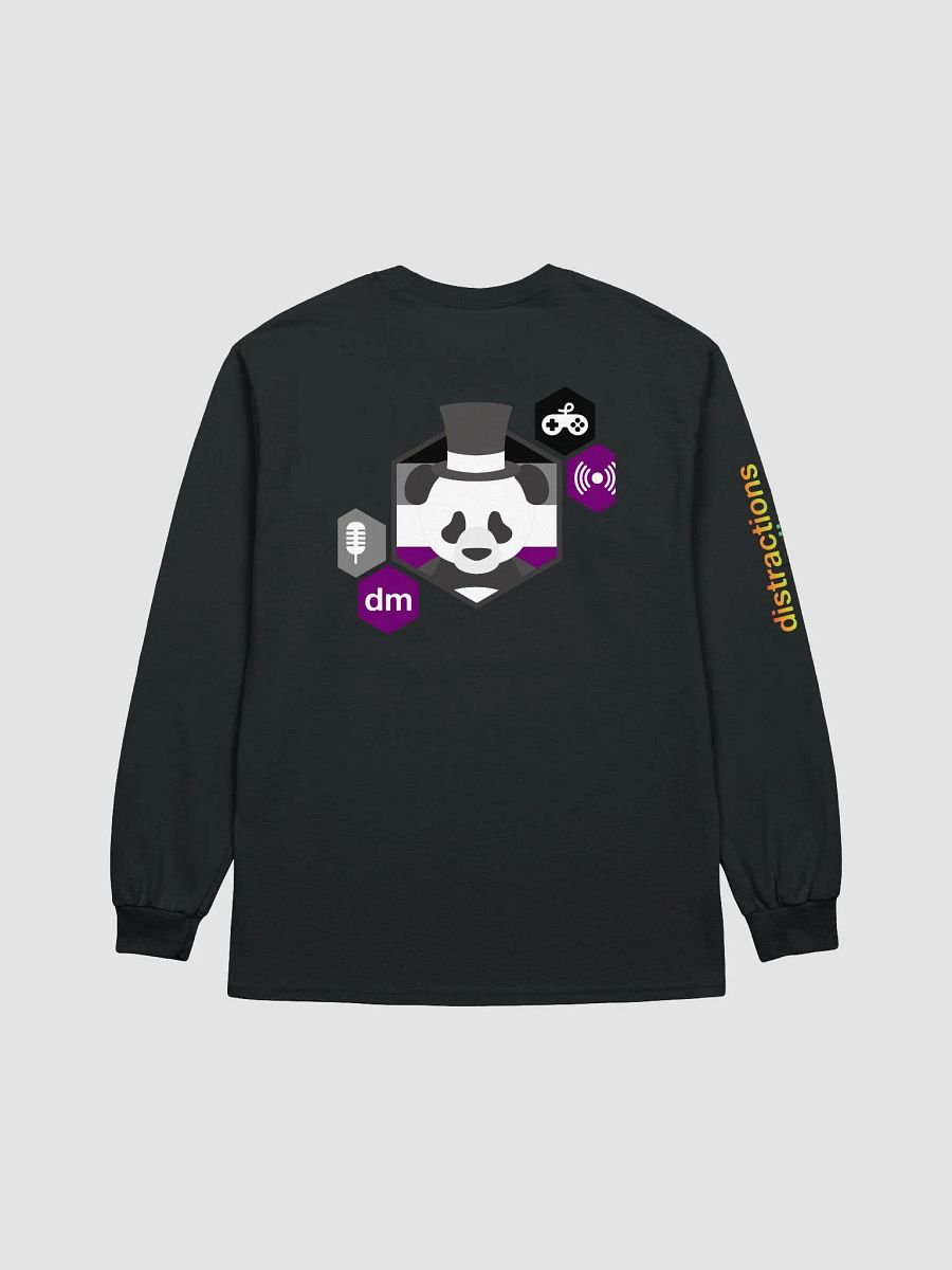 Get distracted long sleeve asexual pride product image (1)