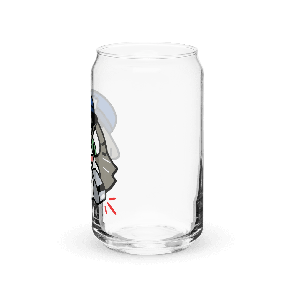 Officer Kitty Cat Can-Shaped Glass product image (39)