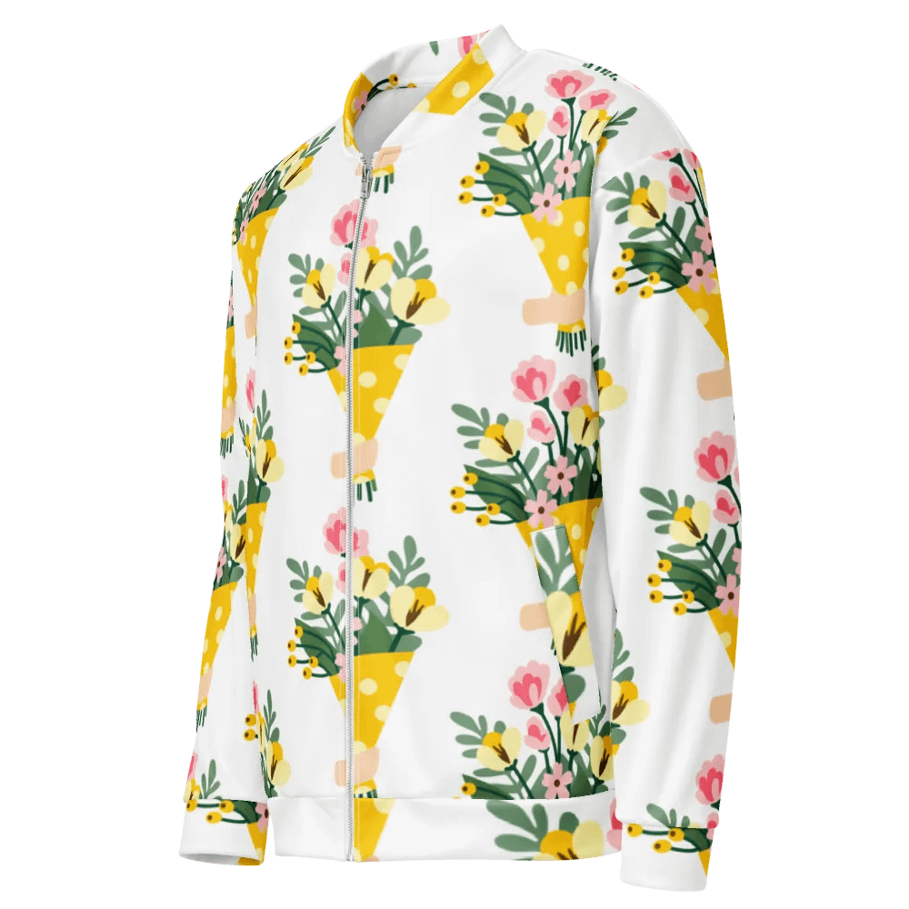 Dotty Floral Delight Bomber Jacket product image (5)