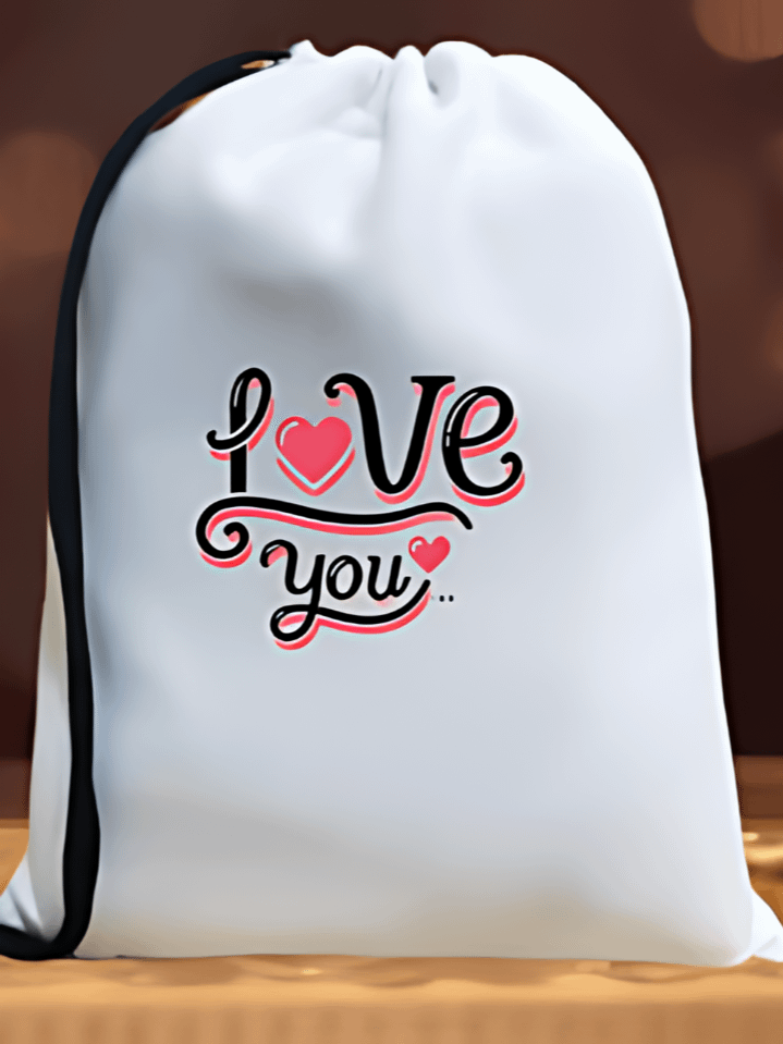 I Love You Valentine Sack Sublimation Design – high-quality 300 DPI PNG digital download product image (1)